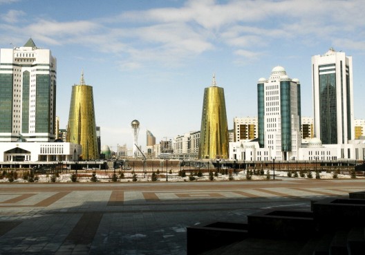 Vista general de la ciudad de Astana, Kazajistán