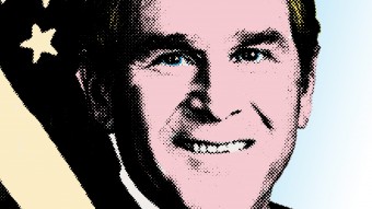 Retrato del ex-presidente de los Estados Unidos, George W. Bush