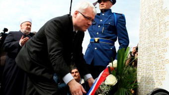 El presidente croata Ivo Josipovic